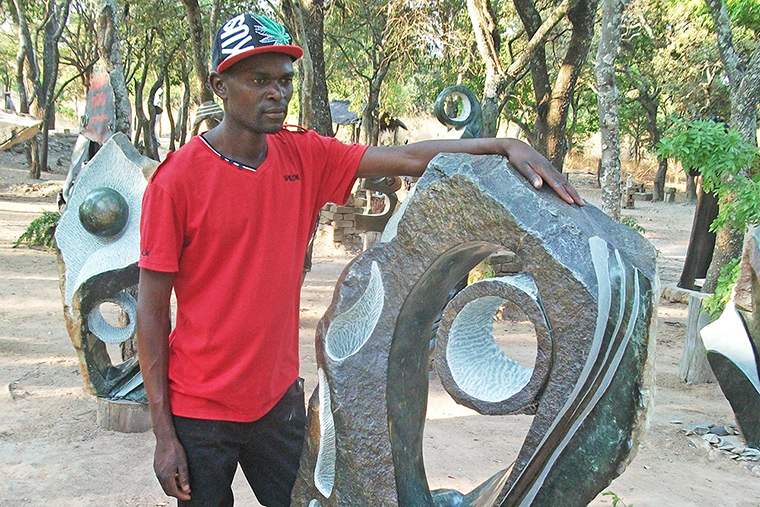 Sculptor Agrippa Tirigu