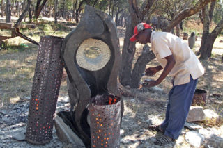 Stone sculptures for sale by Agrippa Tirigu